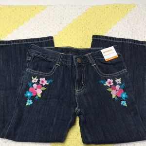 Bootcut Embroidered Jeans